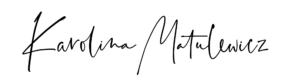 podpis Karoliny Matulewicz